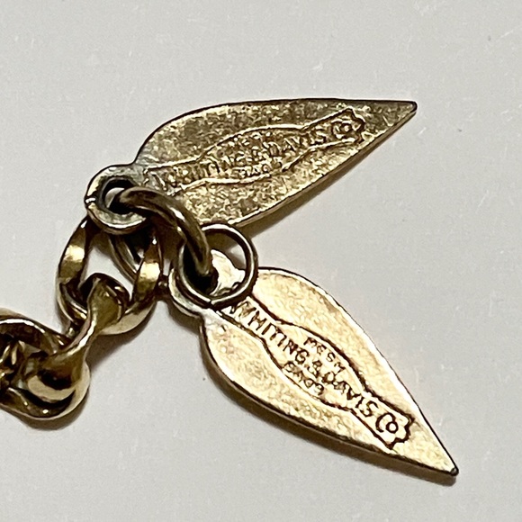 Whiting & Davis Gold Bead Necklace - Vintage - Picture 5 of 7